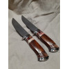 БЛИЗНЮК авторський ніж ручної роботи майстра Leo Knife, сталь - n690 в нержавіючому дамаску, 60 HRC, купити замовити в Україні